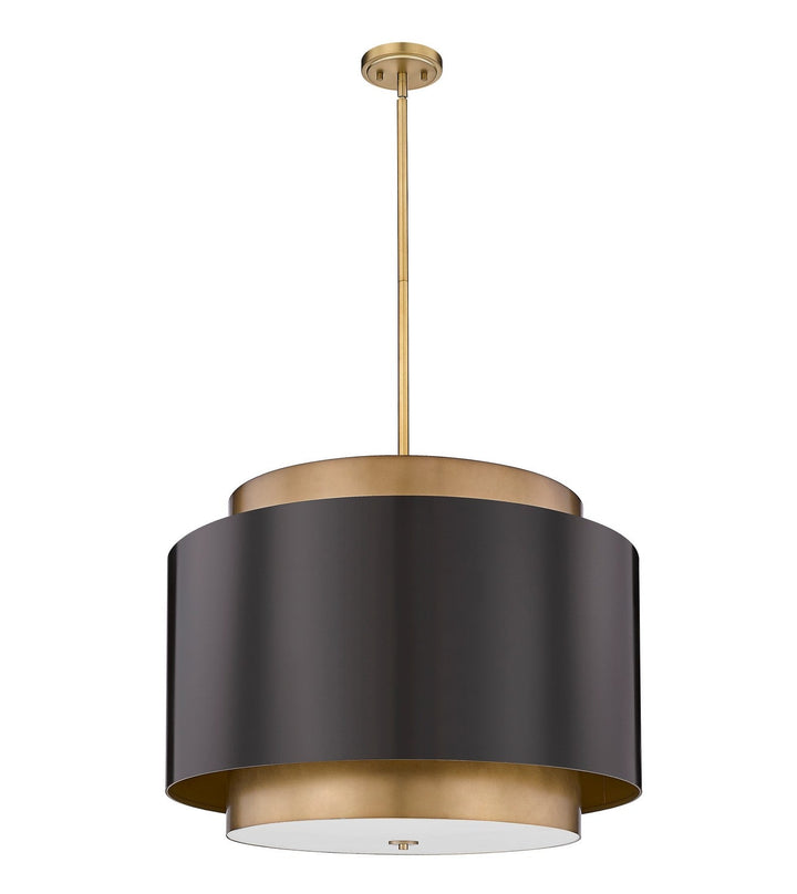 Z-Lite Harlech 739P32-BRZ-RB Pendant Light - Bronze / Rubbed Brass