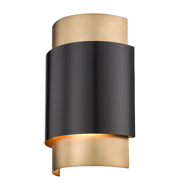 Z-Lite Harlech 739S-BRZ-RB Wall Sconce Light - Bronze / Rubbed Brass