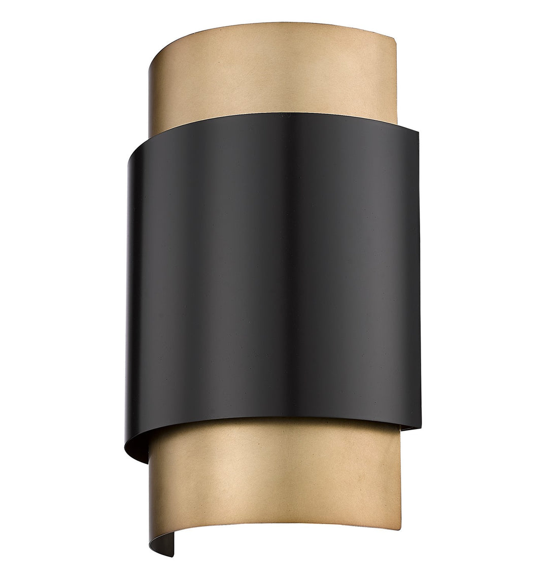 Z-Lite Harlech 739S-BRZ-RB Wall Sconce Light - Bronze / Rubbed Brass