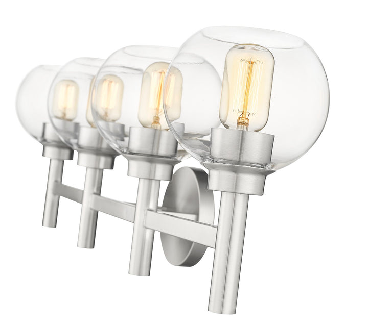 Z-Lite Sutton 7502-4V-BN Bath Vanity Light 32 in. wide - Brushed Nickel