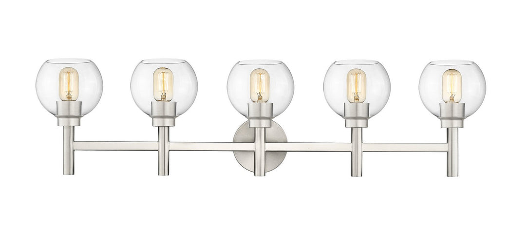 Z-Lite Sutton 7502-5V-BN Bath Vanity Light 40 in. wide - Brushed Nickel