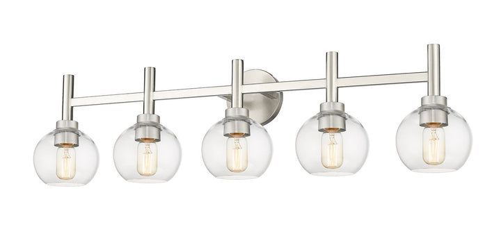 Z-Lite Sutton 7502-5V-BN Bath Vanity Light 40 in. wide - Brushed Nickel