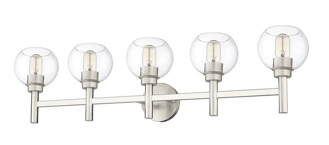 Z-Lite Sutton 7502-5V-BN Bath Vanity Light 40 in. wide - Brushed Nickel