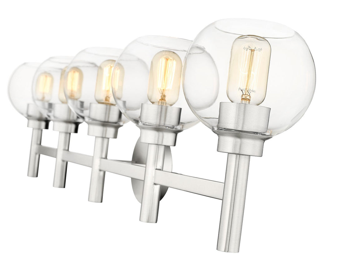 Z-Lite Sutton 7502-5V-BN Bath Vanity Light 40 in. wide - Brushed Nickel