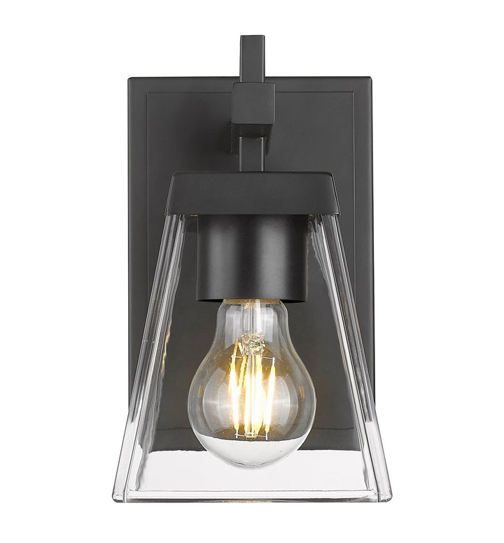 Z-Lite Lauren 819-1S-MB Wall Sconce Light - Matte Black