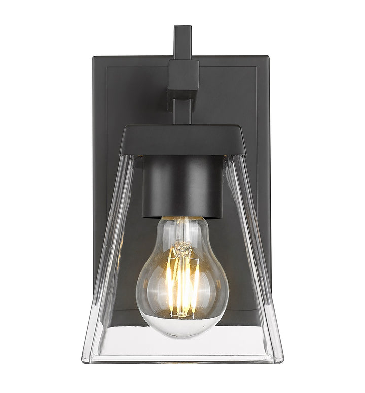 Z-Lite Lauren 819-1S-MB Wall Sconce Light - Matte Black