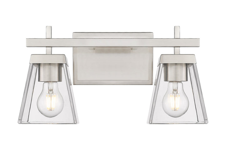 Z-Lite Lauren 819-2V-BN Bath Vanity Light 16 in. wide - Brushed Nickel