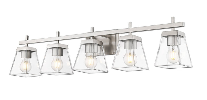 Z-Lite Lauren 819-5V-BN Bath Vanity Light 39 in. wide - Brushed Nickel