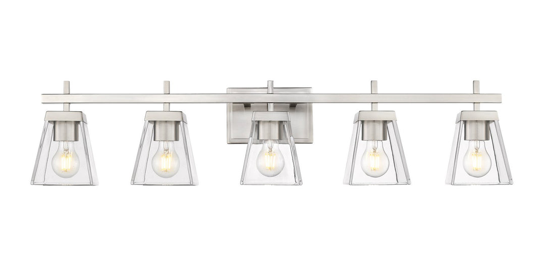Z-Lite Lauren 819-5V-BN Bath Vanity Light 39 in. wide - Brushed Nickel