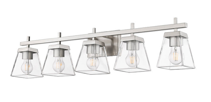 Z-Lite Lauren 819-5V-BN Bath Vanity Light 39 in. wide - Brushed Nickel