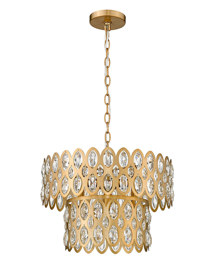 Z-Lite Dealey 822P15-HB Chandelier Light - Heirloom Brass