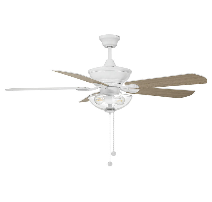 Meridian M2026WHRV Ceiling Fan 52 - White, Walnut/Black/