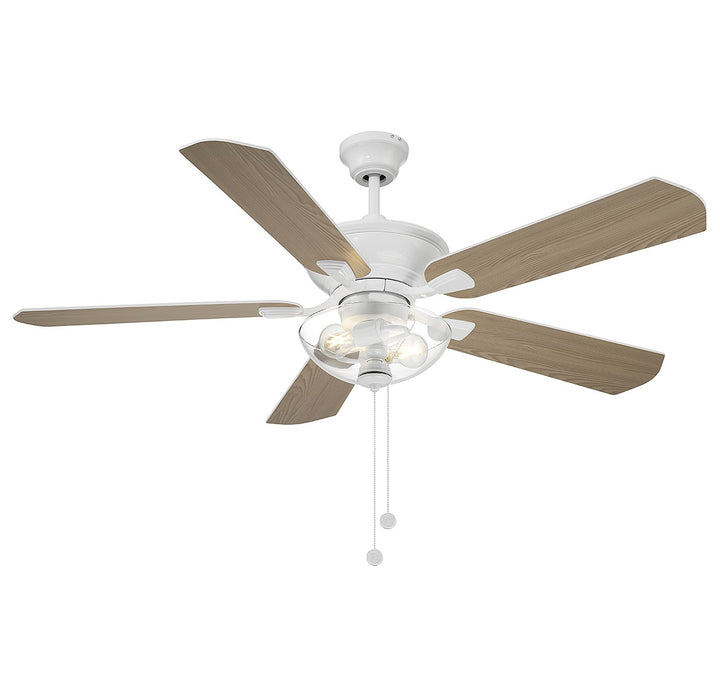 Meridian M2026WHRV Ceiling Fan 52 - White, Walnut/Black/