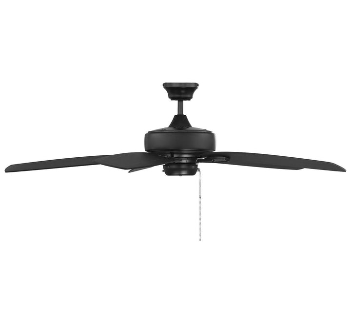 Savoy House Wind Star 52-830-589-89 Ceiling Fan 52 - Matte Black, Matte Black/