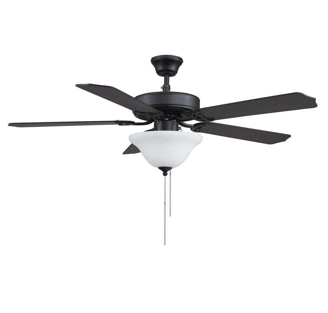 Savoy House First Value 52-ECM-589-89 Ceiling Fan 52 - Matte Black, Matte Black/