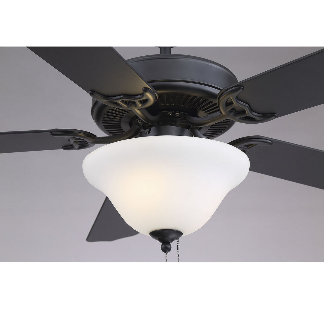 Savoy House First Value 52-ECM-589-89 Ceiling Fan 52 - Matte Black, Matte Black/