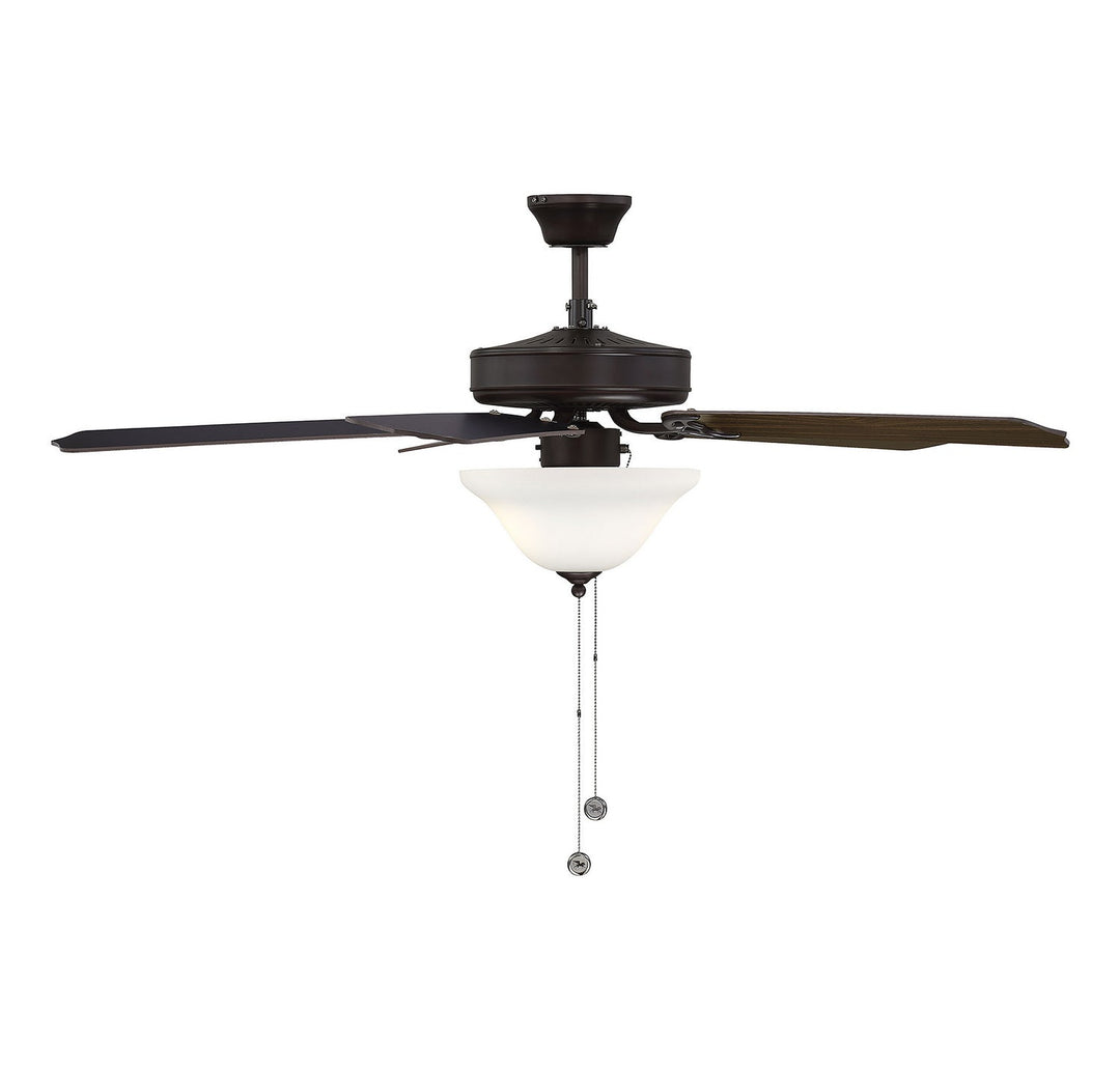 Savoy House First Value 52-ECM-5RV-13WG Ceiling Fan 52 - English Bronze, Walnut and Chestnut/