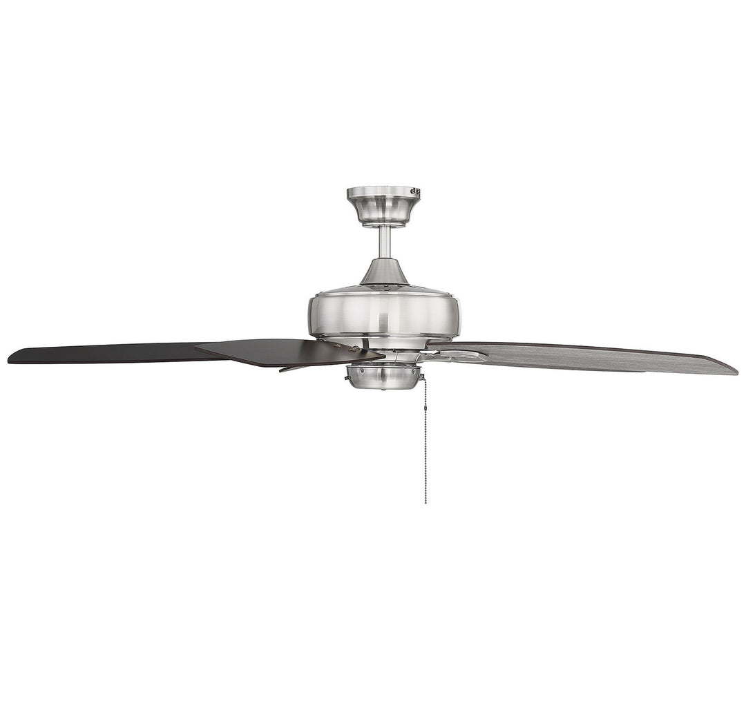 Savoy House Wind Star 52-830-5RV-187 Ceiling Fan 52 - Brushed Pewter, Chestnut and Grey Wood/