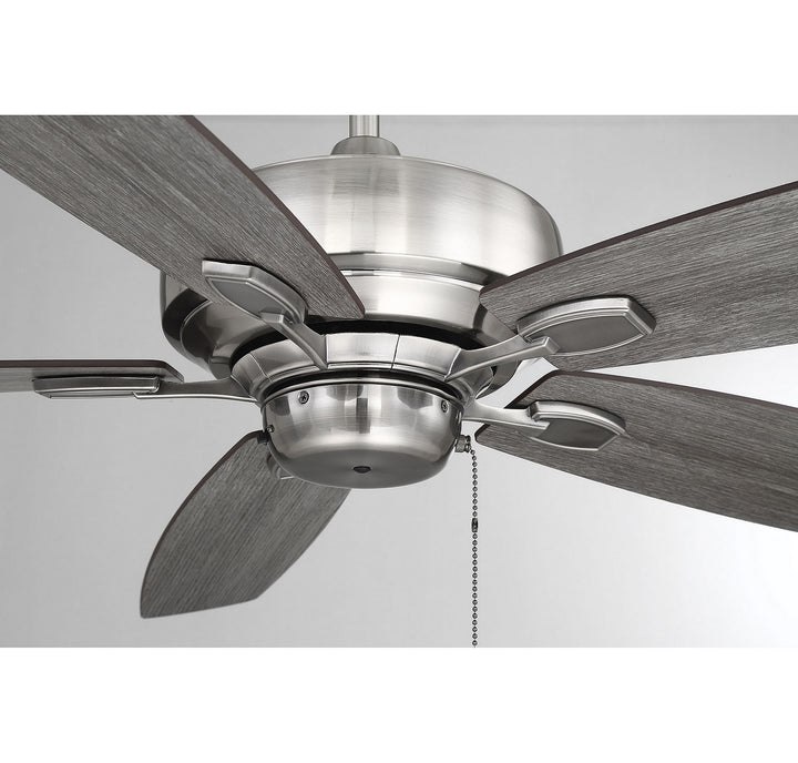 Savoy House Wind Star 52-830-5RV-187 Ceiling Fan 52 - Brushed Pewter, Chestnut and Grey Wood/