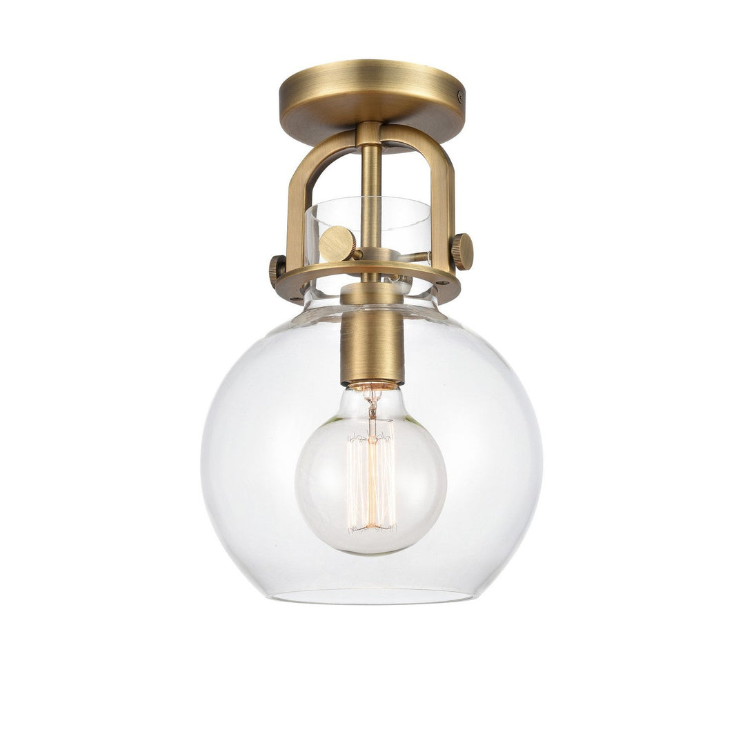 Innovations Newton Sphere 410-1F-BB-G410-8CL Ceiling Light - Brushed Brass