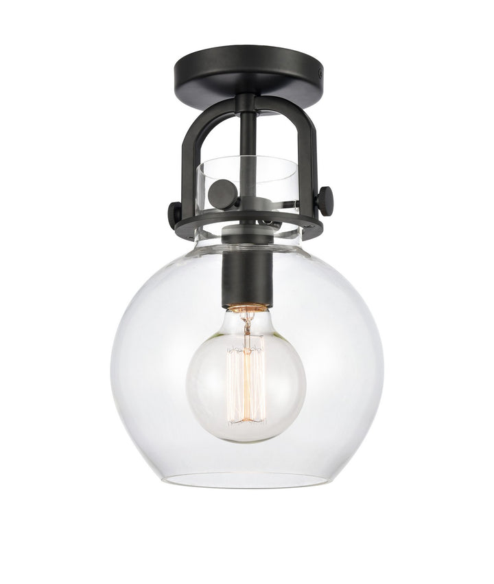 Innovations Downtown Urban 410-1F-BK-G410-8CL Ceiling Light - Matte Black