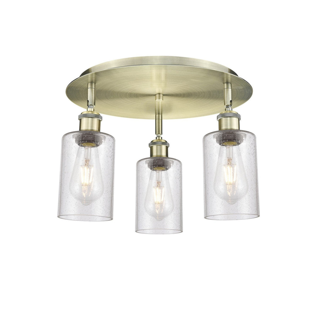 Innovations Downtown Urban 516-3C-AB-G804 Ceiling Light - Antique Brass