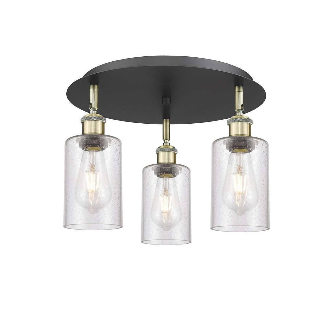 Innovations Downtown Urban 516-3C-BAB-G804 Ceiling Light - Black Antique Brass
