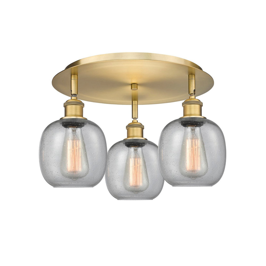 Innovations Downtown Urban 516-3C-BB-G104 Ceiling Light - Brushed Brass