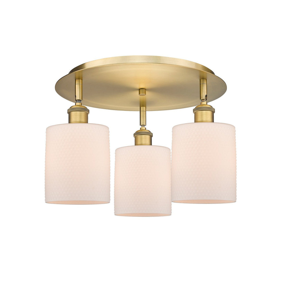 Innovations Downtown Urban 516-3C-BB-G111 Ceiling Light - Brushed Brass