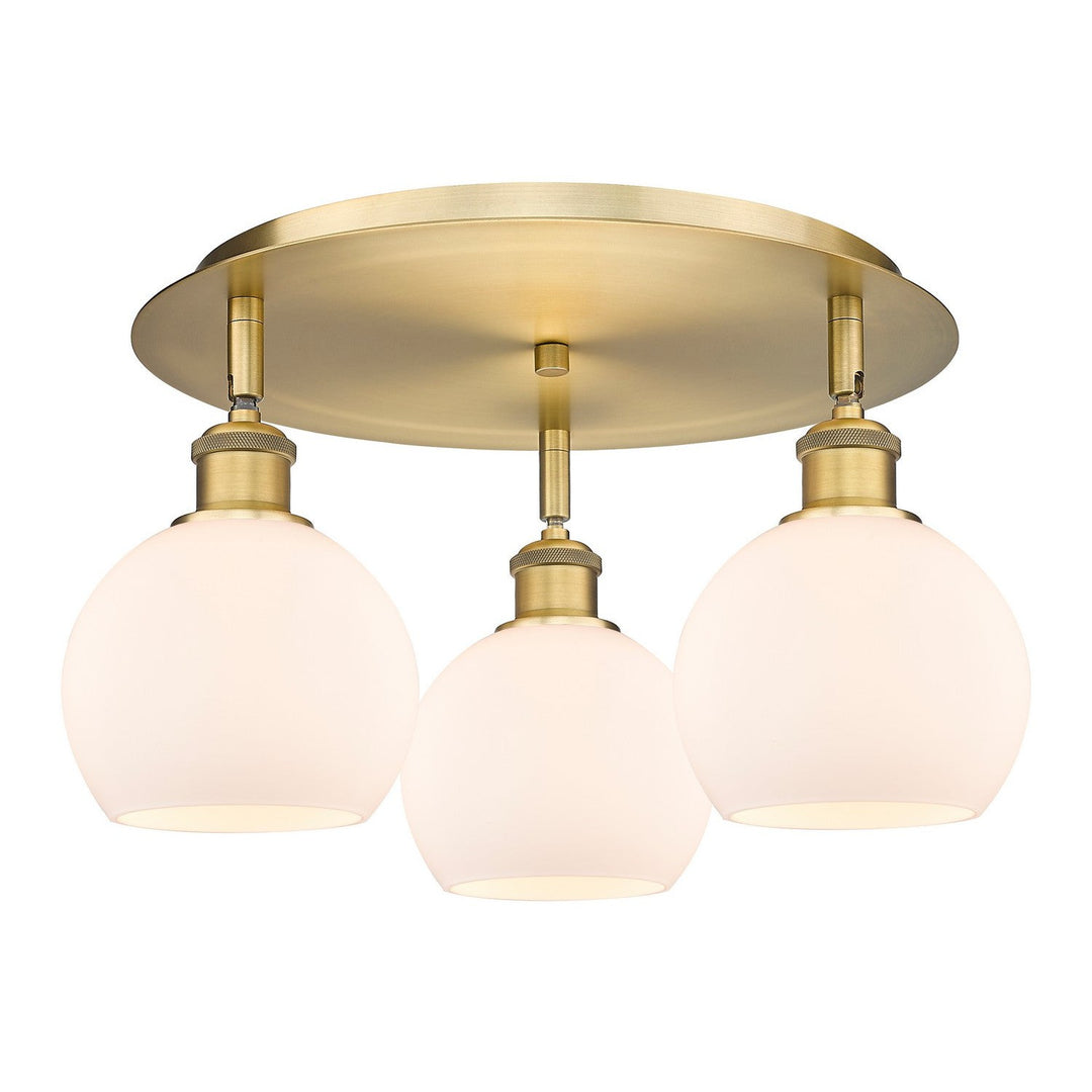 Innovations Downtown Urban 516-3C-BB-G121-6 Ceiling Light - Brushed Brass