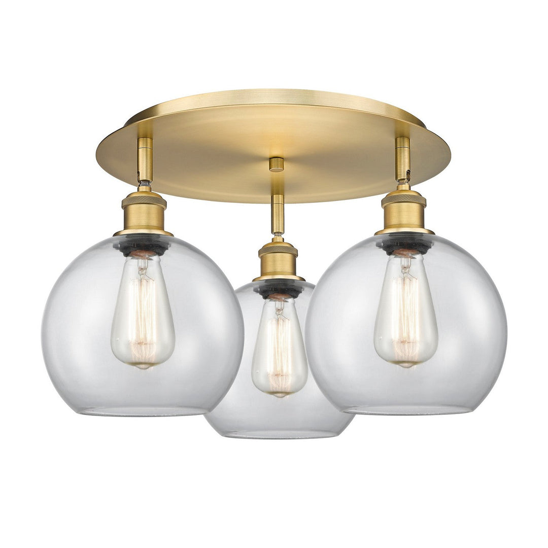 Innovations Downtown Urban 516-3C-BB-G122-8 Ceiling Light - Brushed Brass