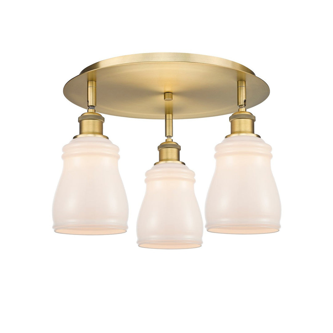 Innovations Downtown Urban 516-3C-BB-G391 Ceiling Light - Brushed Brass