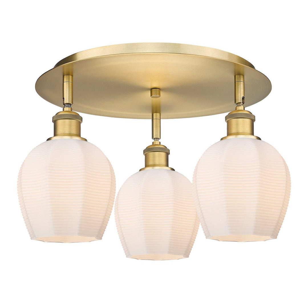 Innovations Downtown Urban 516-3C-BB-G461-6 Ceiling Light - Brushed Brass
