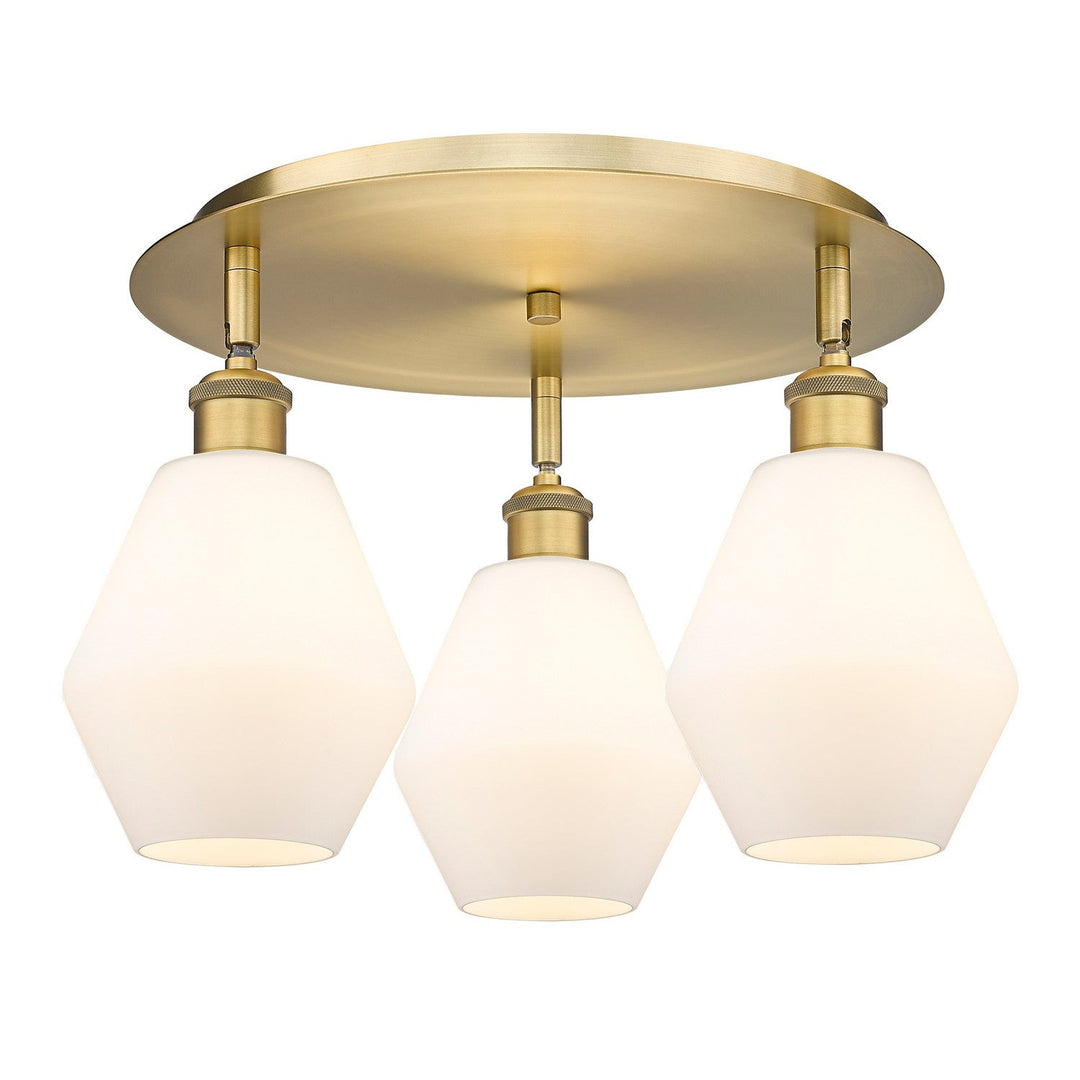 Innovations Downtown Urban 516-3C-BB-G651-6 Ceiling Light - Brushed Brass