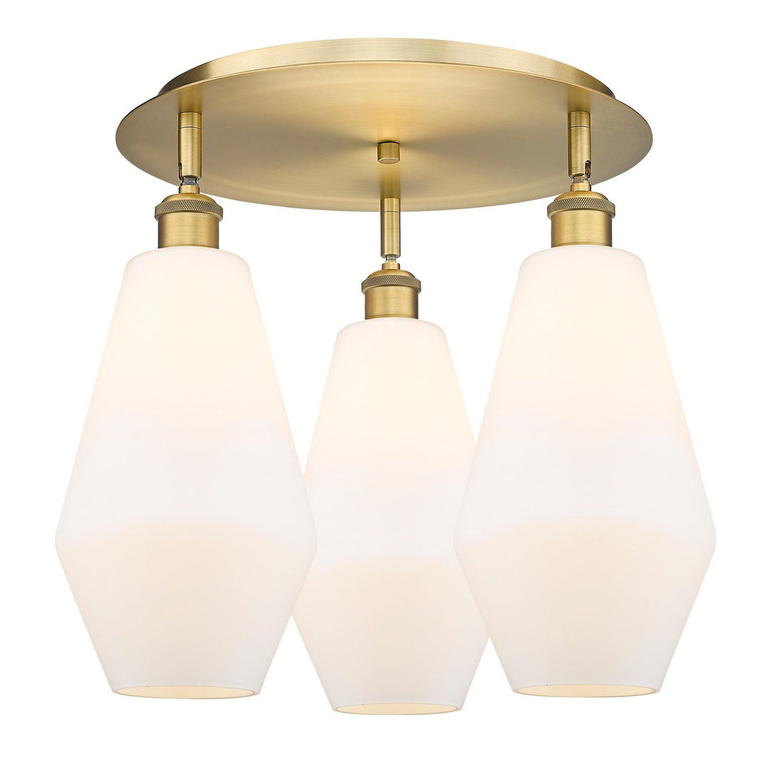Innovations Downtown Urban 516-3C-BB-G651-7 Ceiling Light - Brushed Brass