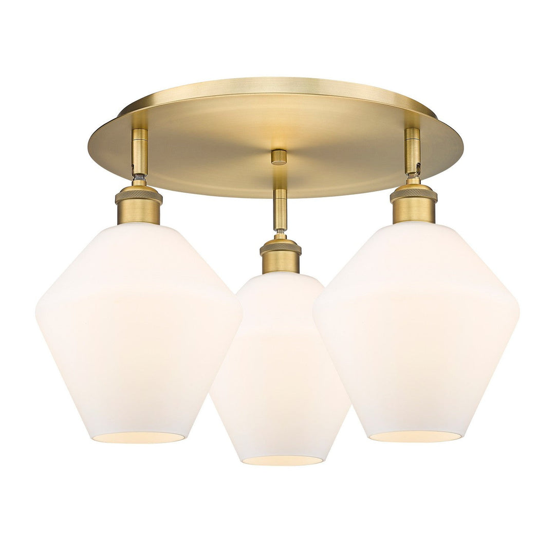 Innovations Downtown Urban 516-3C-BB-G651-8 Ceiling Light - Brushed Brass
