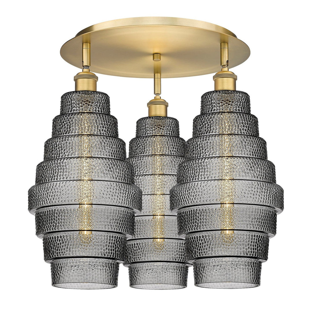 Innovations Downtown Urban 516-3C-BB-G673-8 Ceiling Light - Brushed Brass