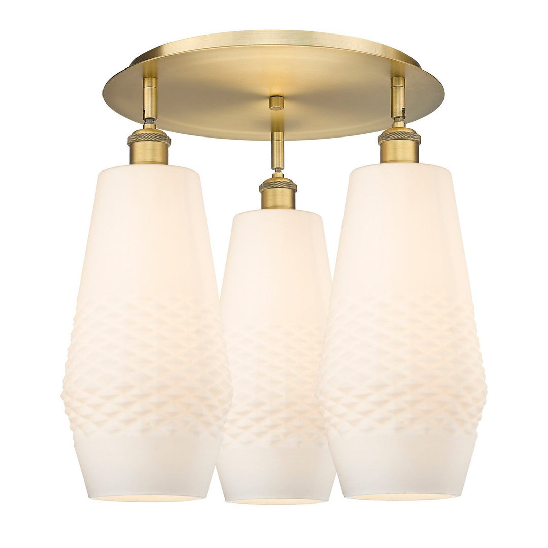 Innovations Downtown Urban 516-3C-BB-G681-7 Ceiling Light - Brushed Brass