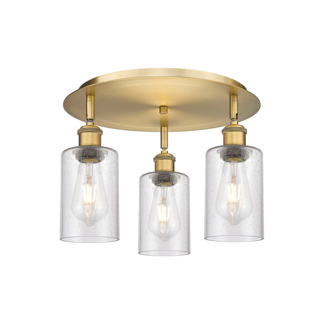 Innovations Downtown Urban 516-3C-BB-G804 Ceiling Light - Brushed Brass