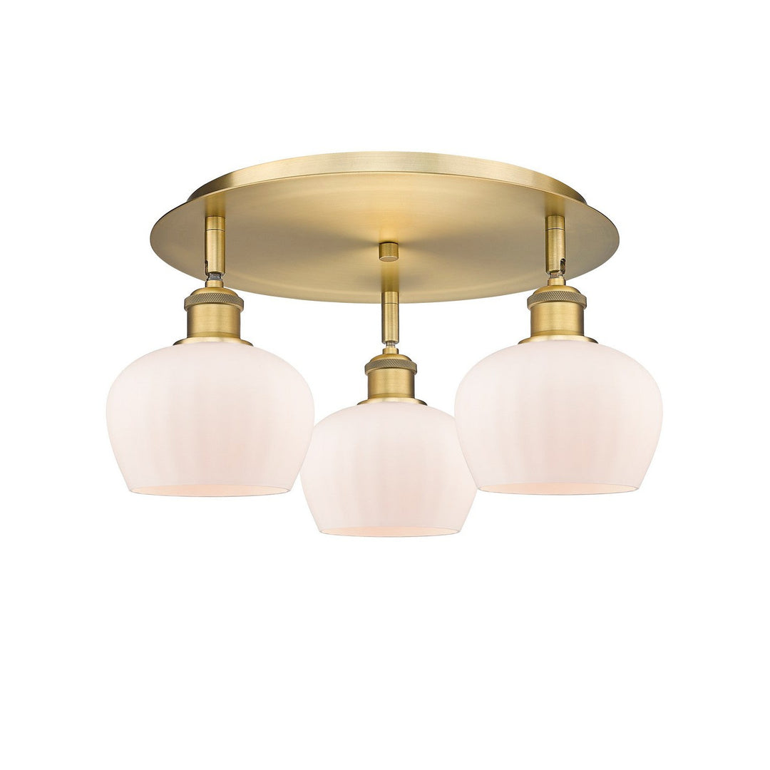 Innovations Downtown Urban 516-3C-BB-G91 Ceiling Light - Brushed Brass