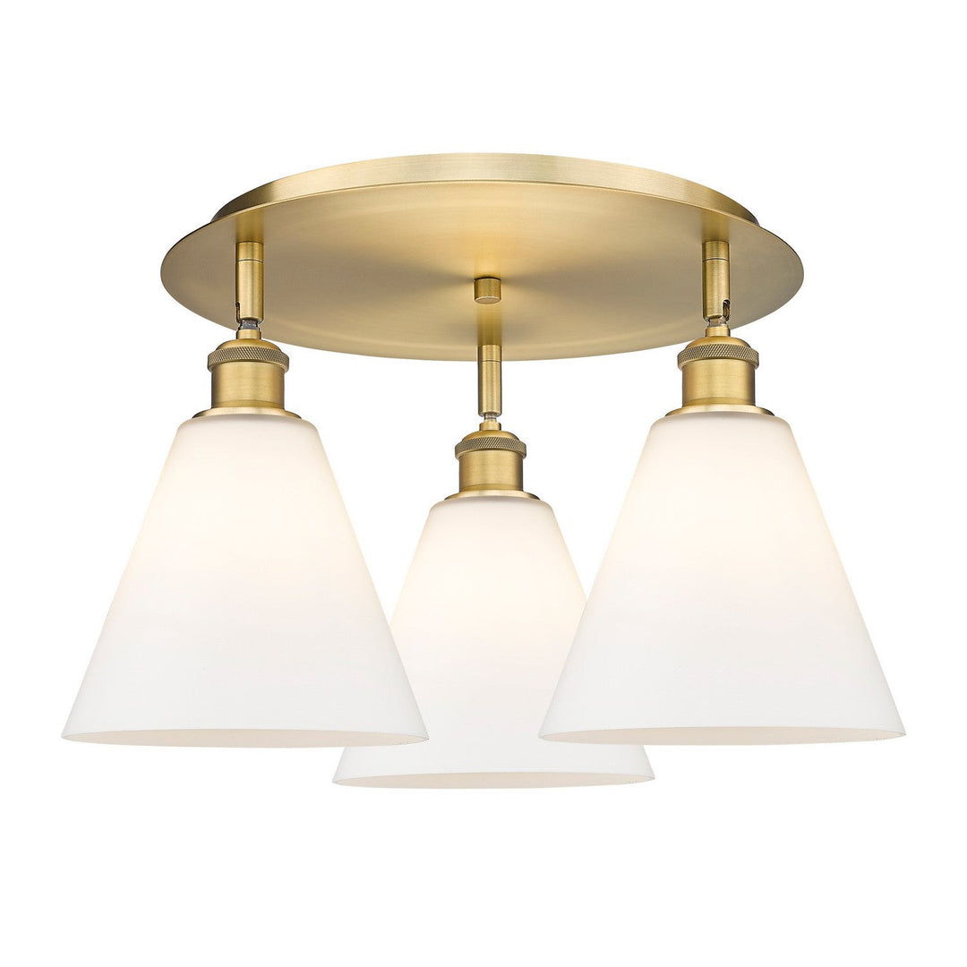 Innovations Downtown Urban 516-3C-BB-GBC-81 Ceiling Light - Brushed Brass