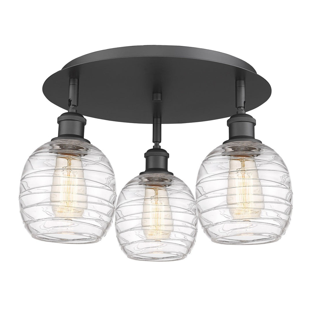 Innovations Downtown Urban 516-3C-BK-G1013 Ceiling Light - Matte Black