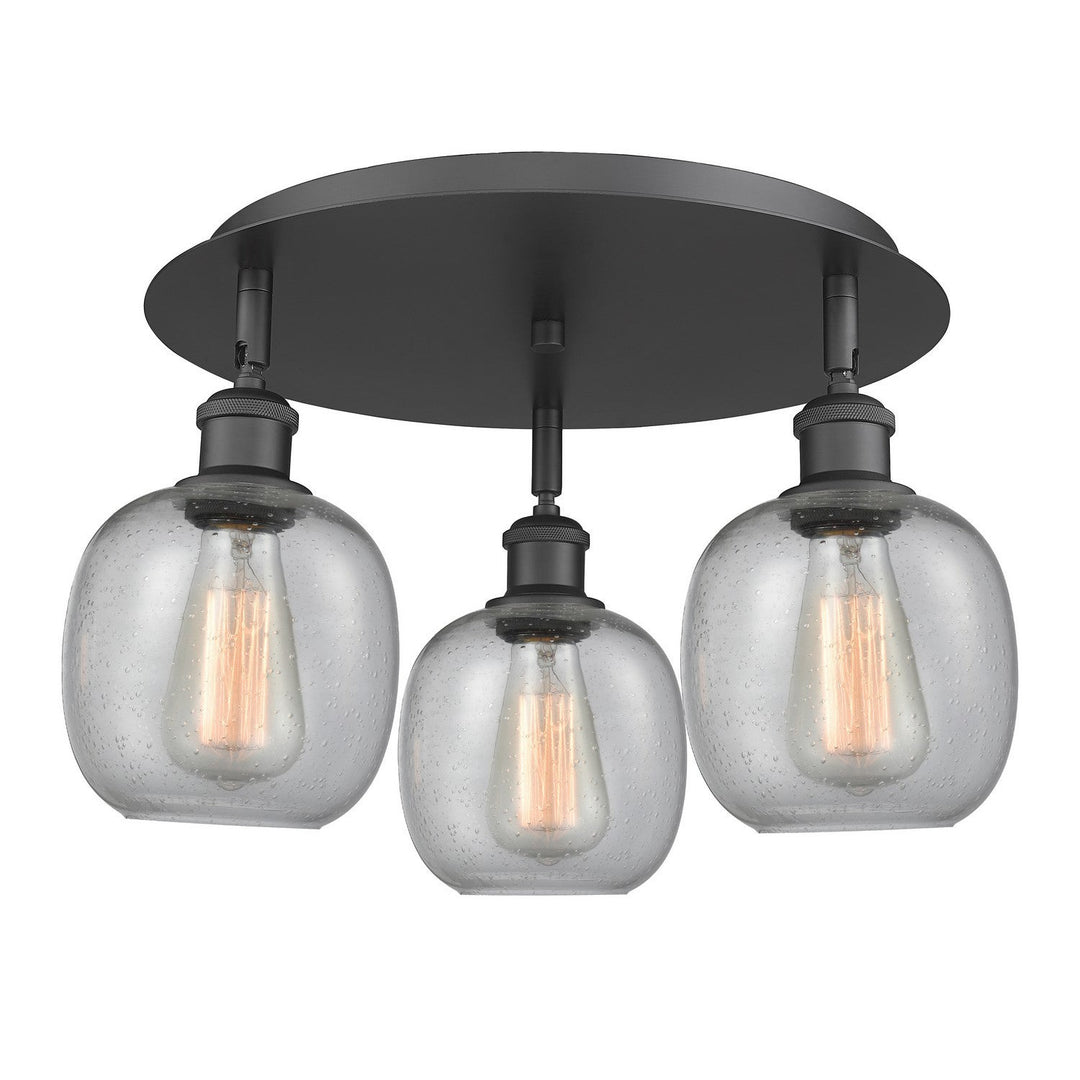 Innovations Downtown Urban 516-3C-BK-G104 Ceiling Light - Matte Black