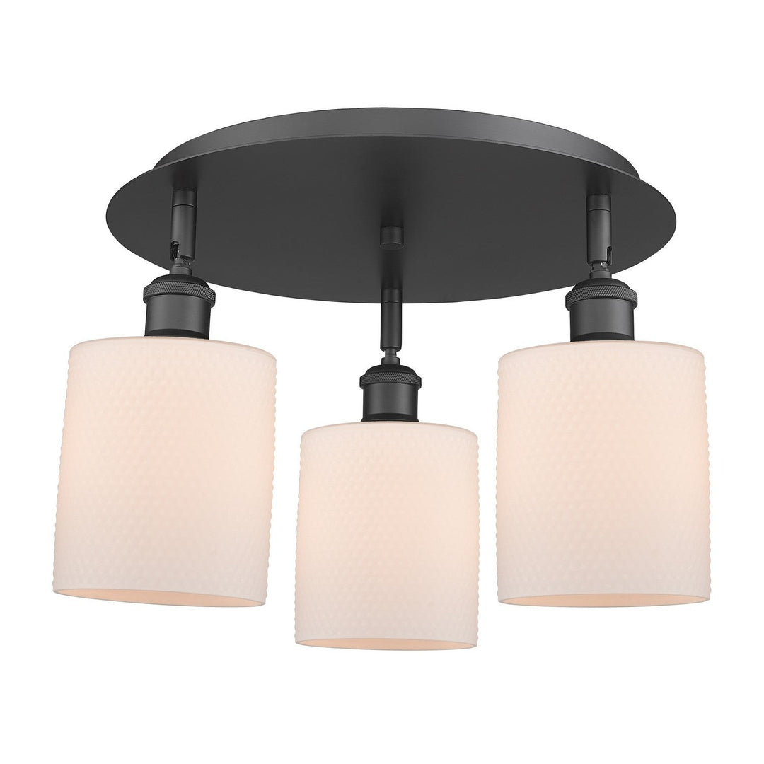 Innovations Downtown Urban 516-3C-BK-G111 Ceiling Light - Matte Black