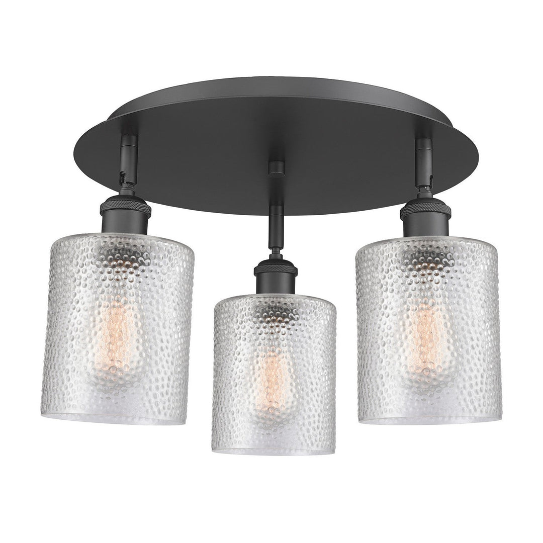 Innovations Downtown Urban 516-3C-BK-G112 Ceiling Light - Matte Black