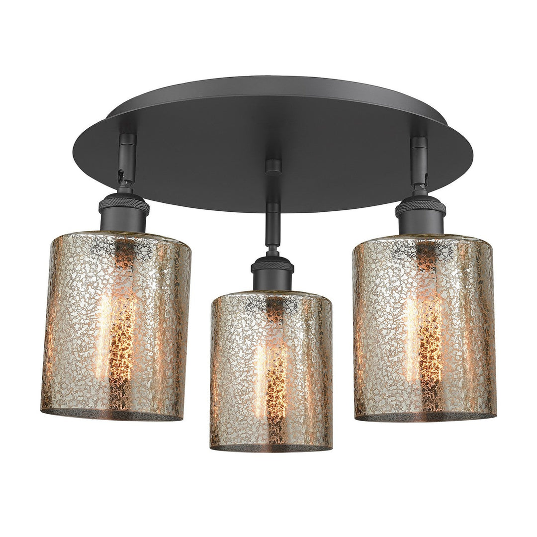 Innovations Downtown Urban 516-3C-BK-G116 Ceiling Light - Matte Black