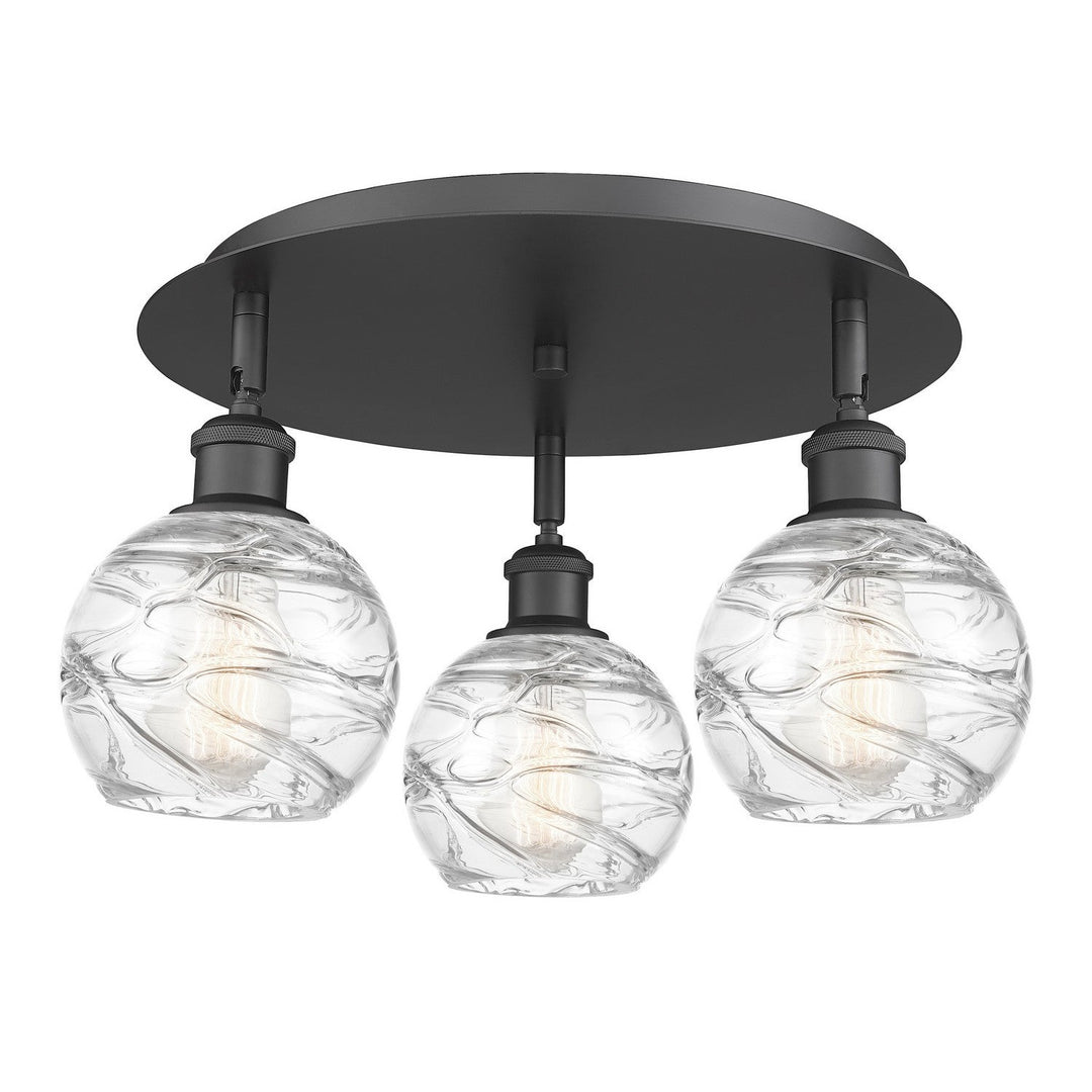 Innovations Downtown Urban 516-3C-BK-G1213-6 Ceiling Light - Matte Black