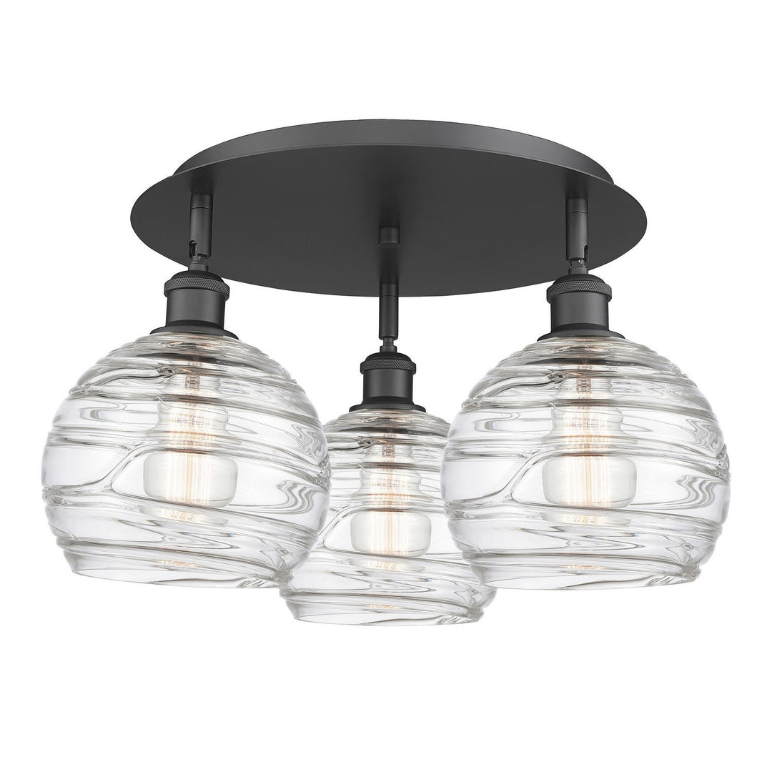 Innovations Downtown Urban 516-3C-BK-G1213-8 Ceiling Light - Matte Black