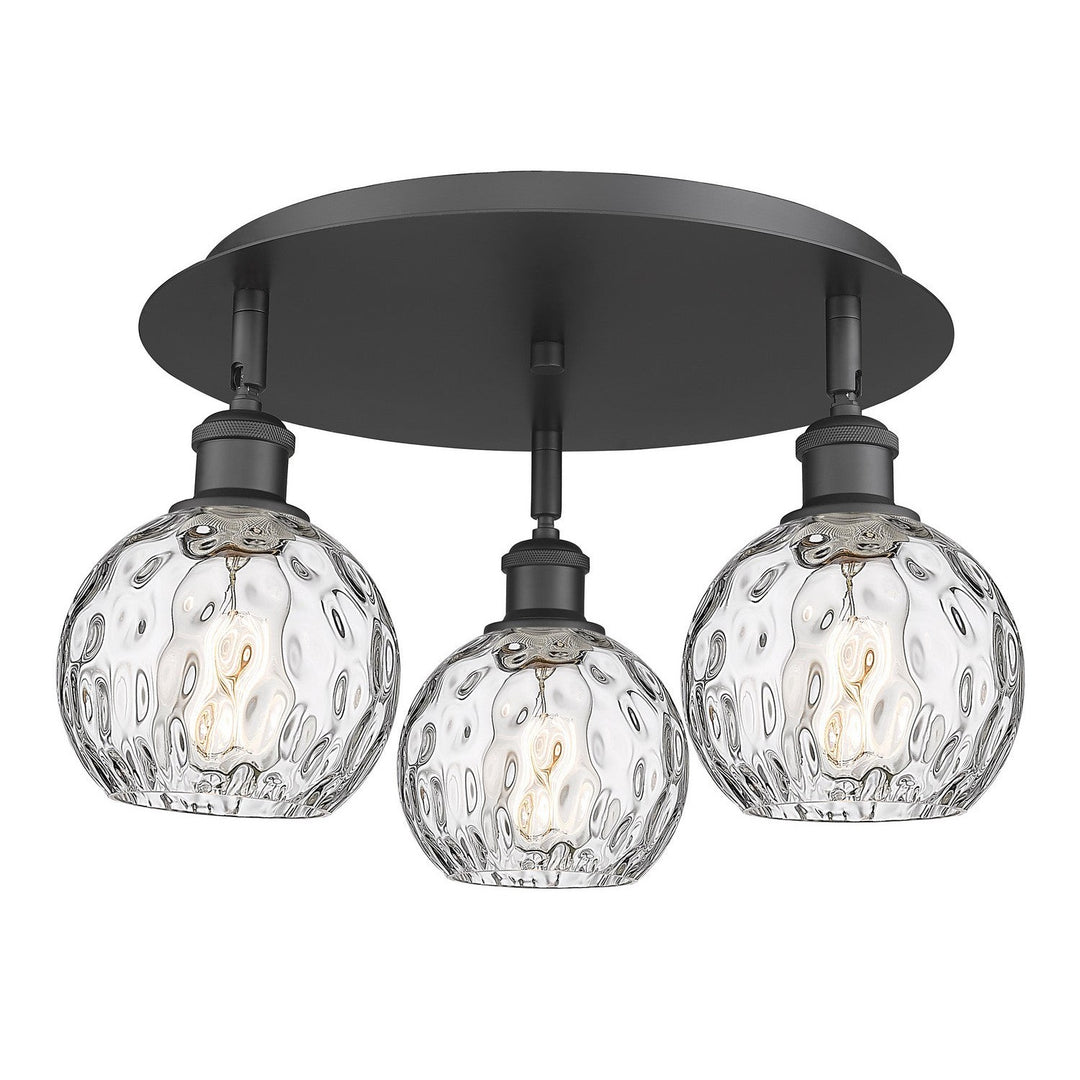 Innovations Downtown Urban 516-3C-BK-G1215-6 Ceiling Light - Matte Black