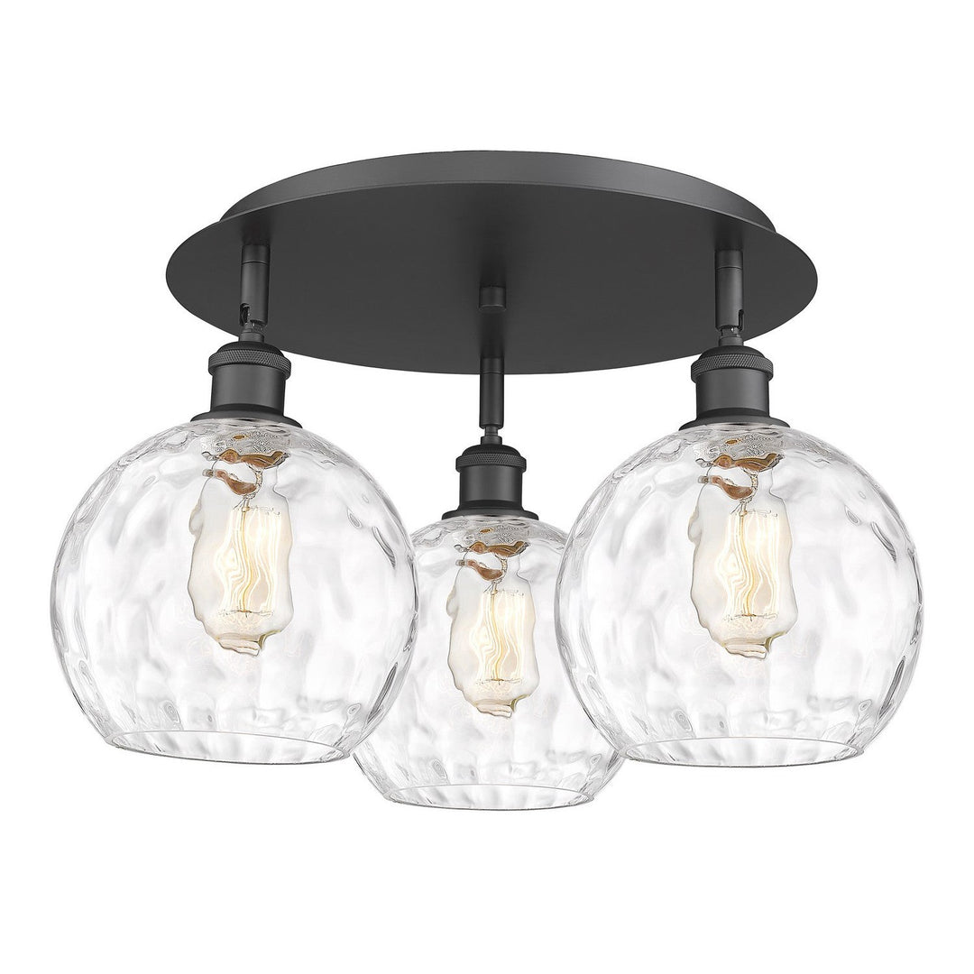 Innovations Downtown Urban 516-3C-BK-G1215-8 Ceiling Light - Matte Black